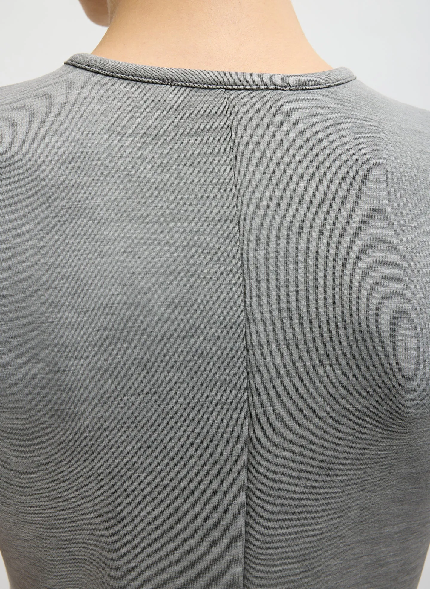 Feather Weight Viscose Neoprene Slim T-Shirt sold by Tibi product image thumbnail 5