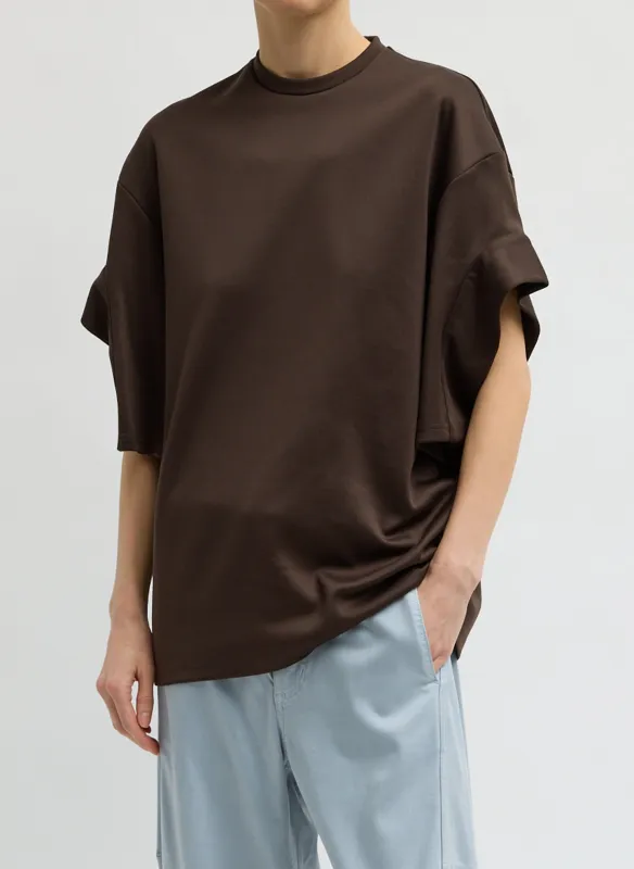 Active Knit Easy Drape Sleeve T-Shirt made by Tibi