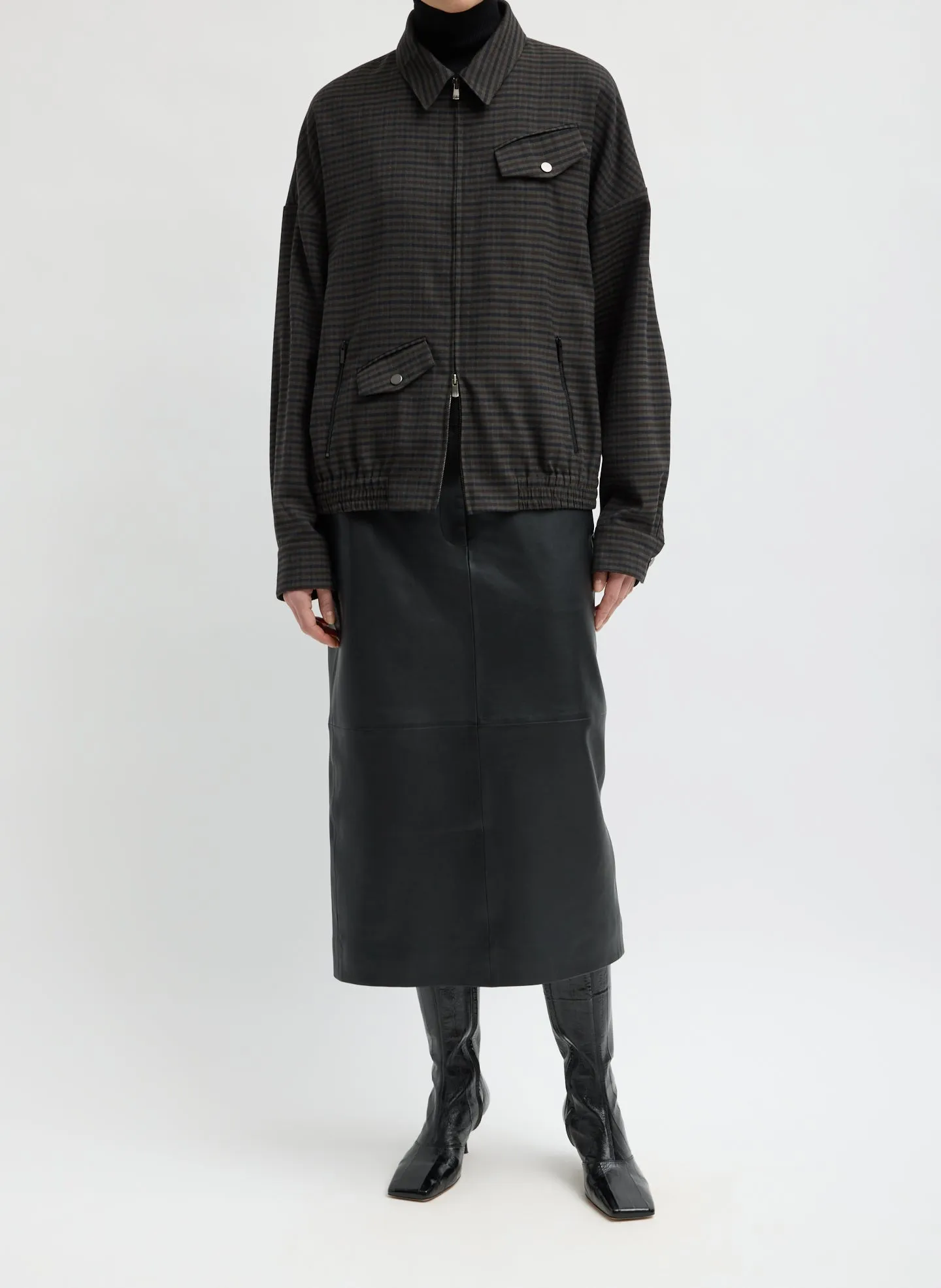 Cedric Suiting Bomber Jacket sold by Tibi