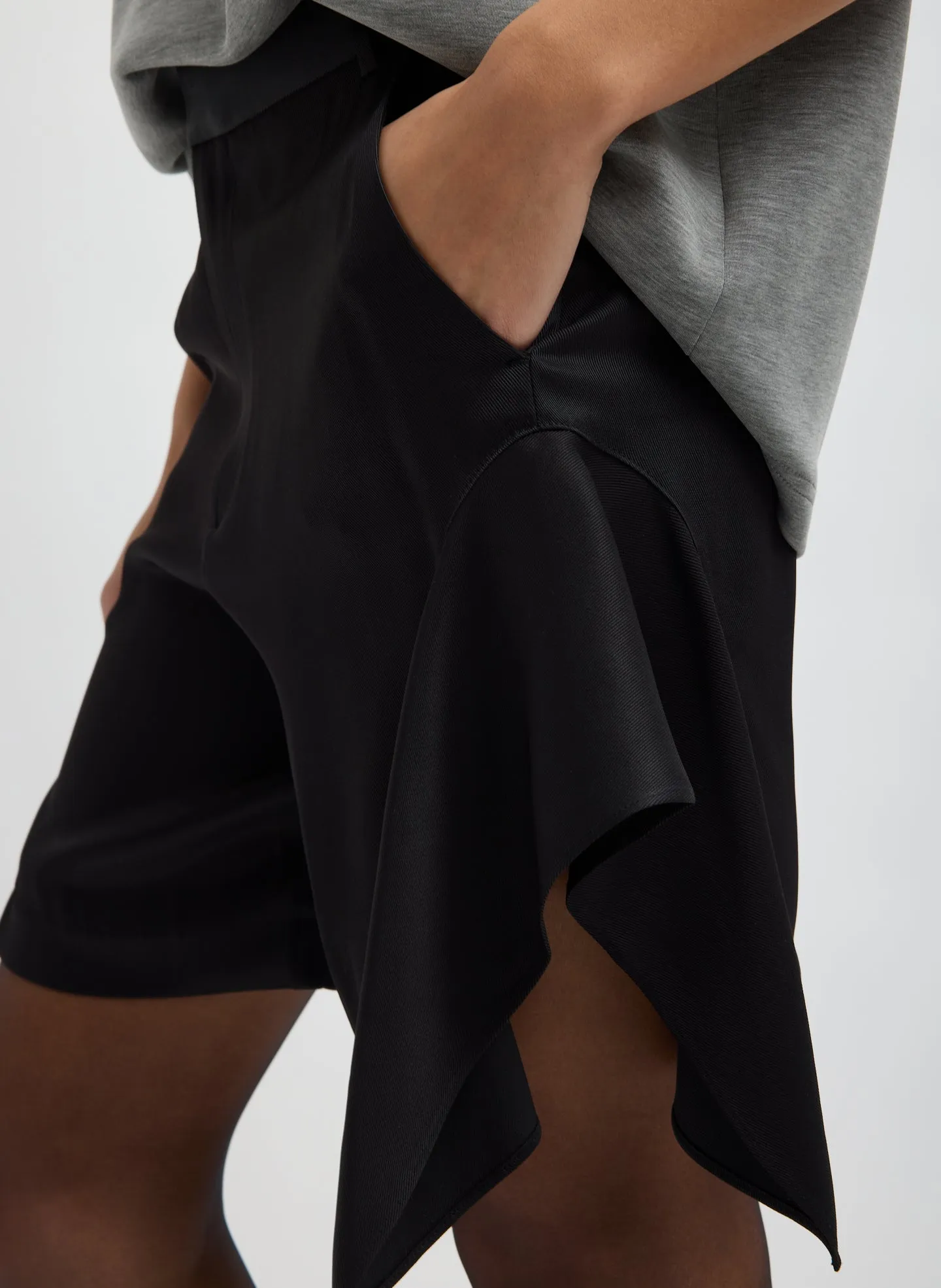 Eco Acetate Viscose Side Drape Short sold by Tibi product image thumbnail 5