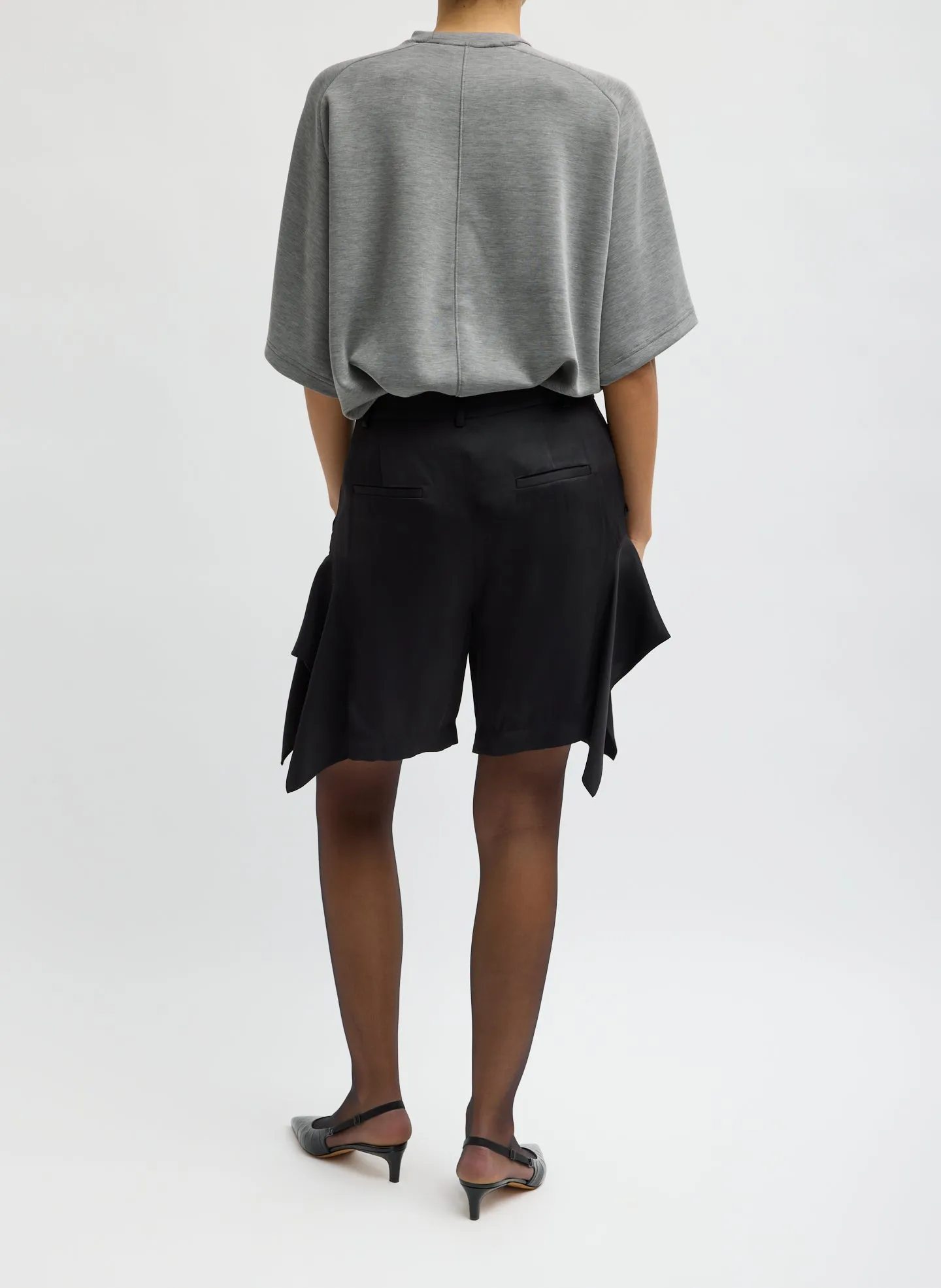 Eco Acetate Viscose Side Drape Short sold by Tibi product image thumbnail 3
