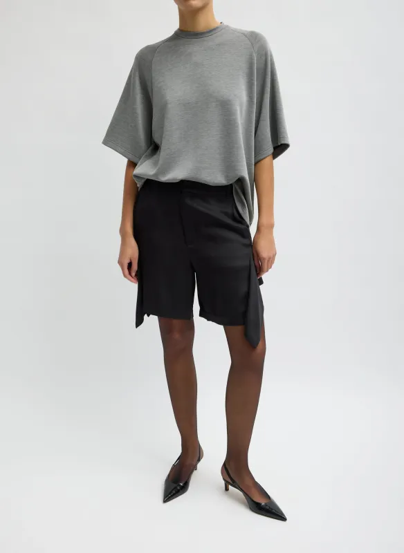 Eco Acetate Viscose Side Drape Short made by Tibi