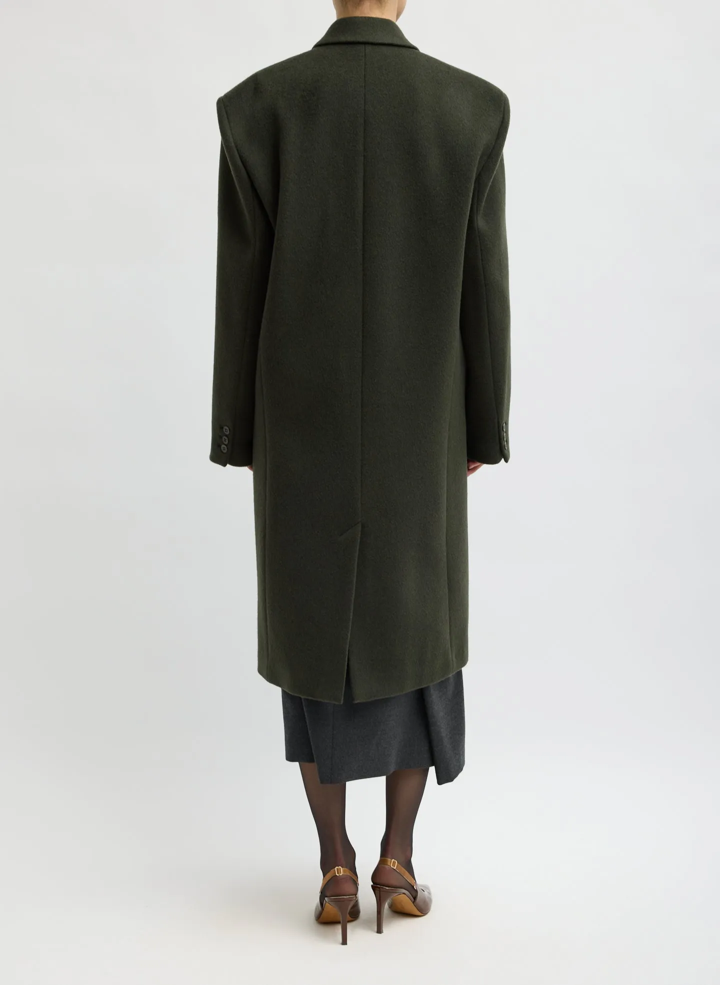 Wool Tailored Men's Midi Coat sold by Tibi product image thumbnail 4