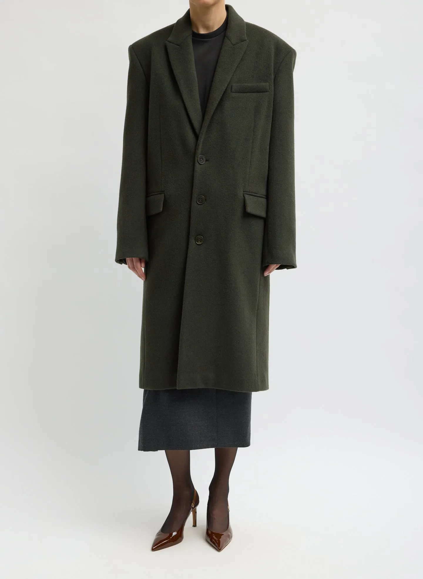 Wool Tailored Men's Midi Coat sold by Tibi