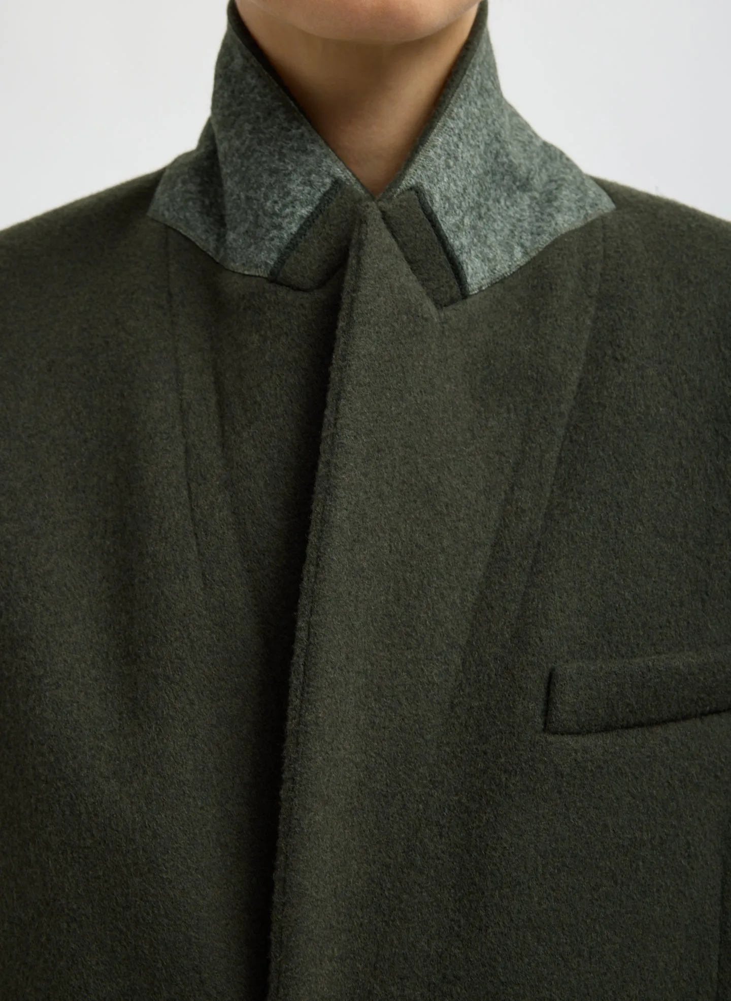 Wool Tailored Men's Midi Coat sold by Tibi product image thumbnail 5