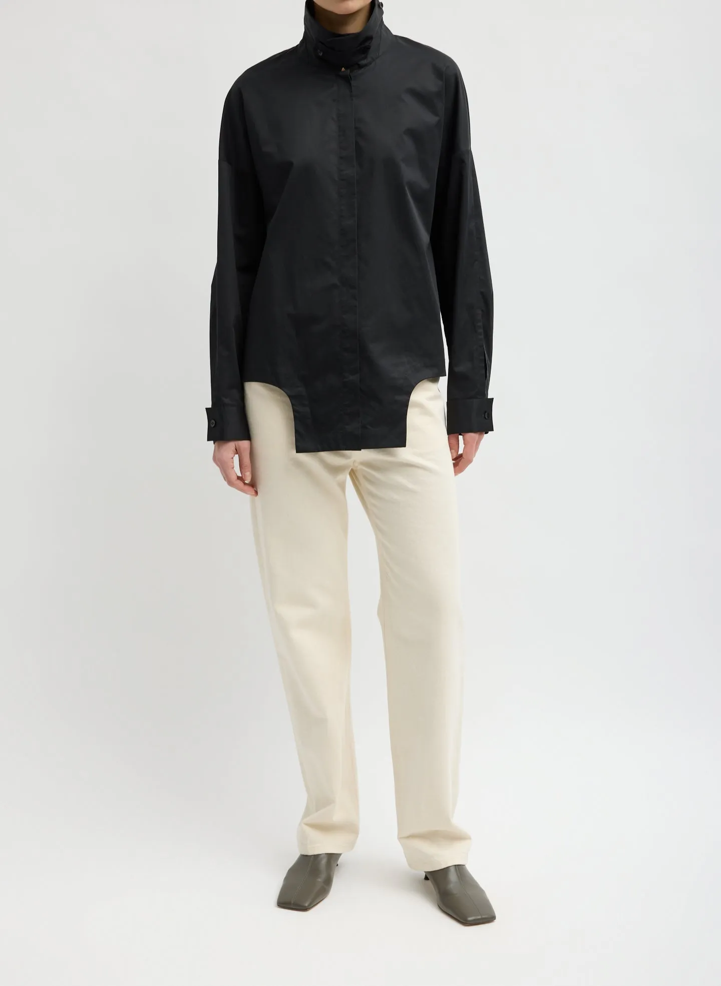 Eco Poplin Easy Shirt with Flap Detail sold by Tibi product image thumbnail 5
