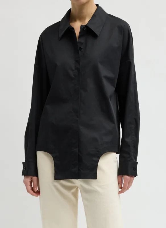 Eco Poplin Easy Shirt with Flap Detail made by Tibi