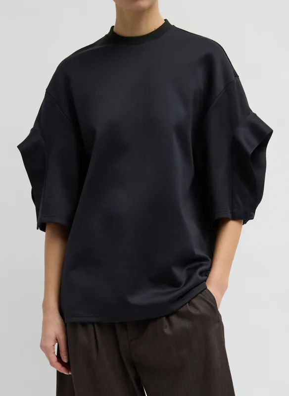 Active Knit Easy Drape Sleeve T-Shirt made by Tibi