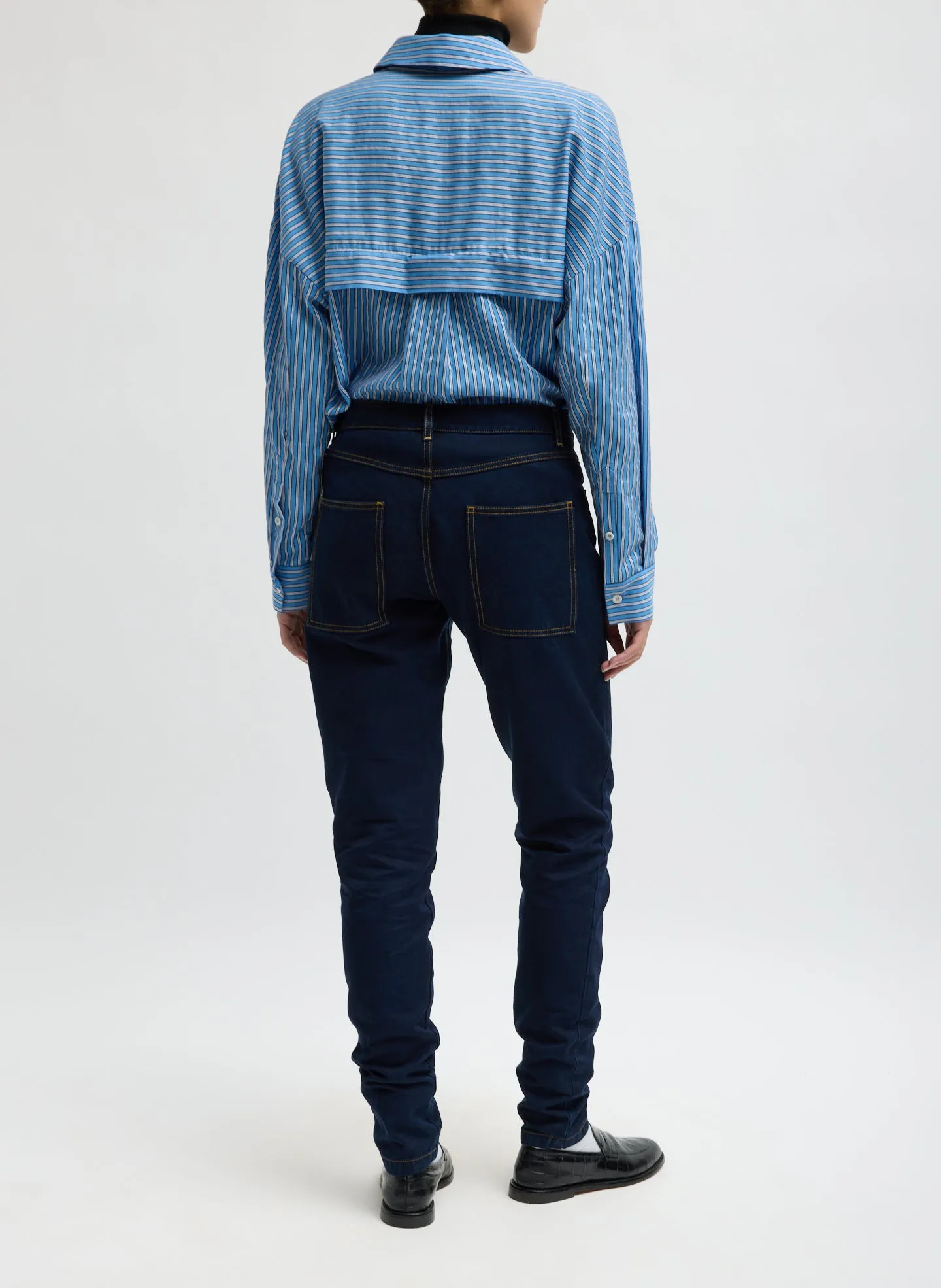 Tencel Cotton Denim Triton Slim Jean sold by Tibi product image thumbnail 4