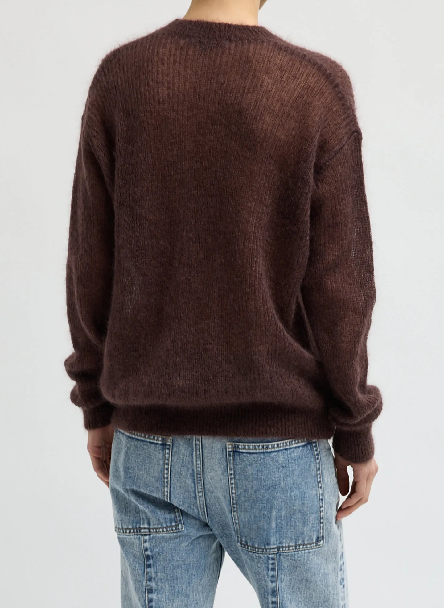 Silk Mohair Crewneck Easy Pullover sold by Tibi product image thumbnail 5