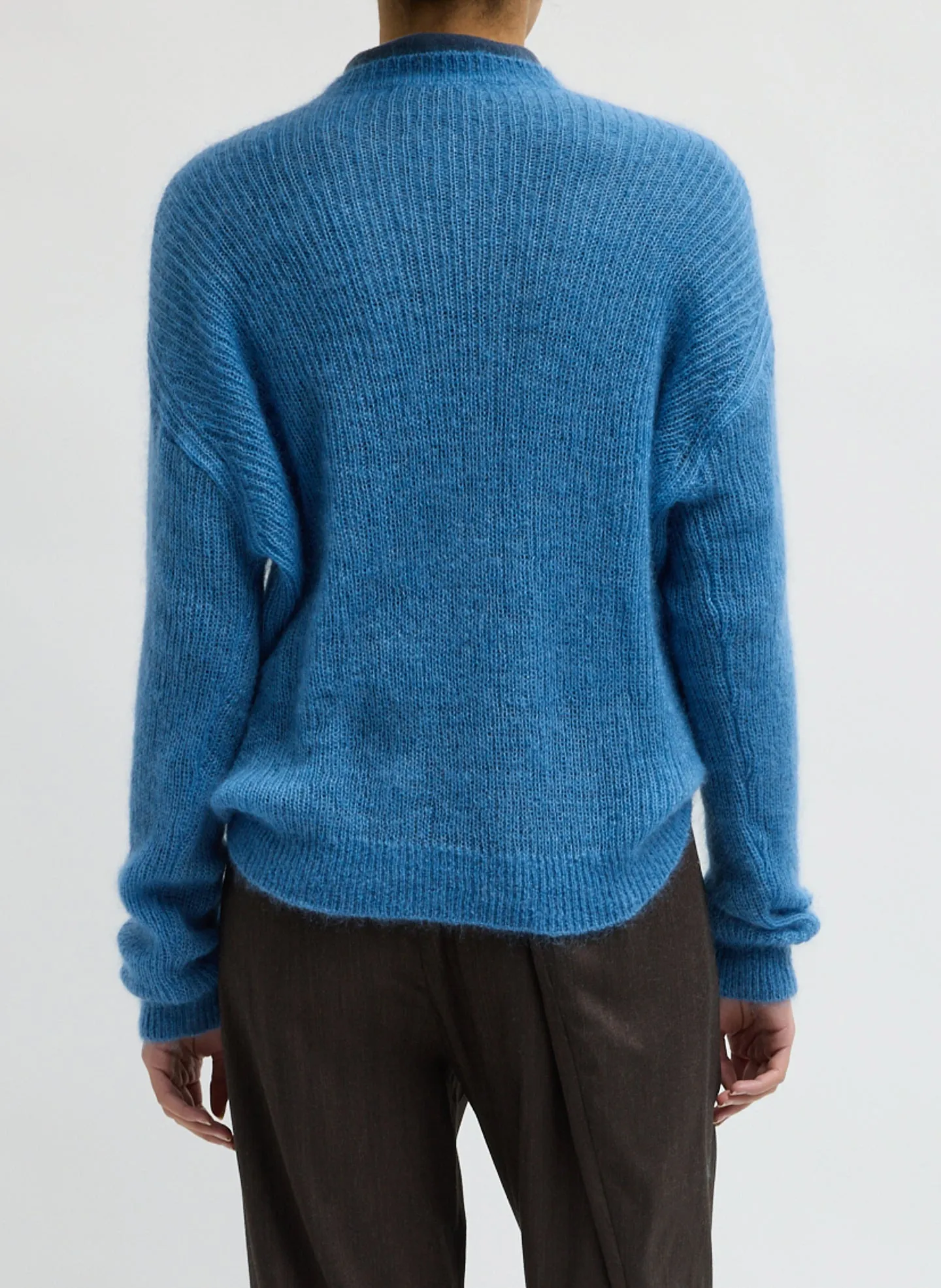 Silk Mohair Crewneck Easy Pullover sold by Tibi product image thumbnail 4