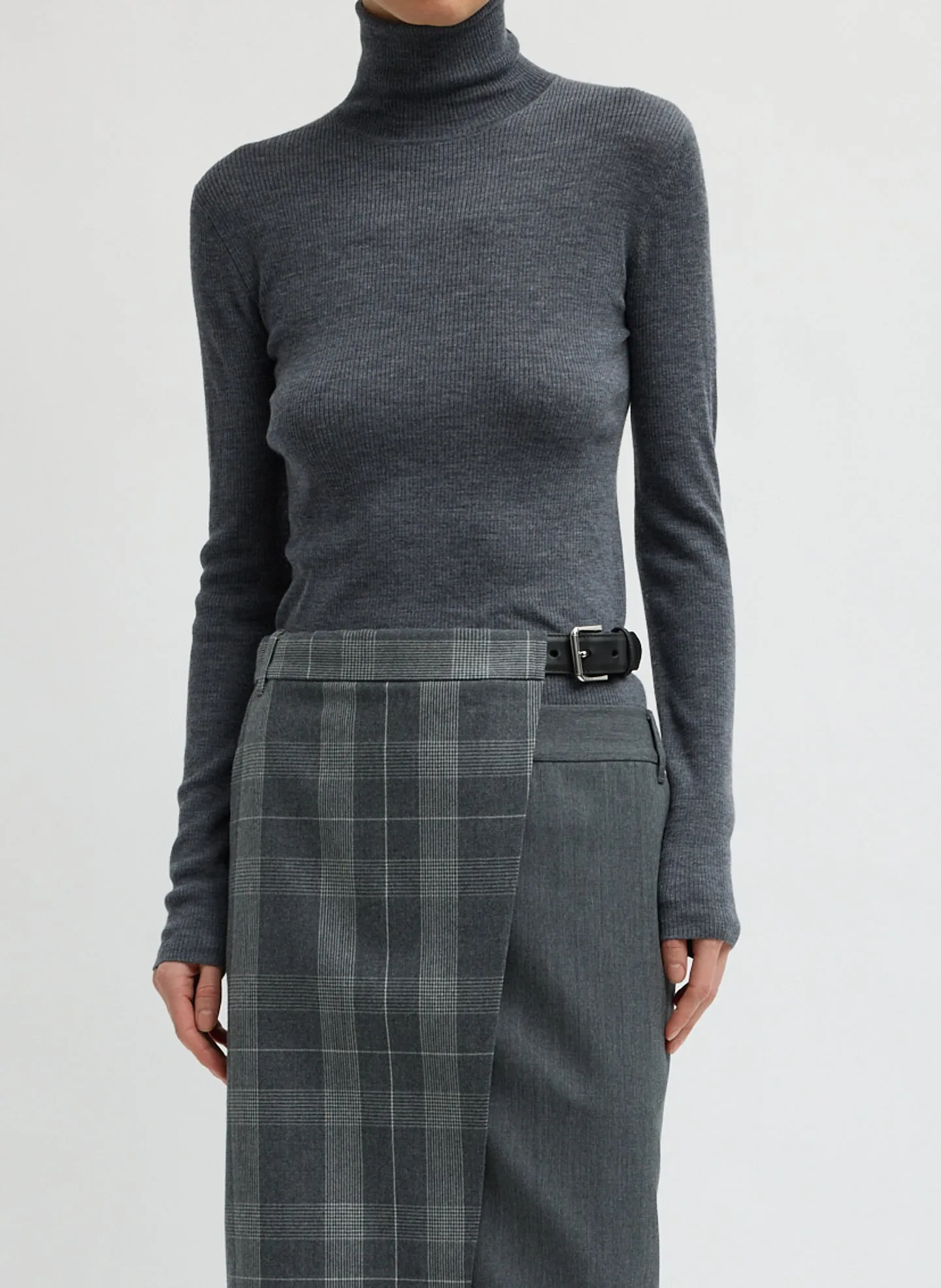 Feather Weight Ribbed Turtleneck sold by Tibi