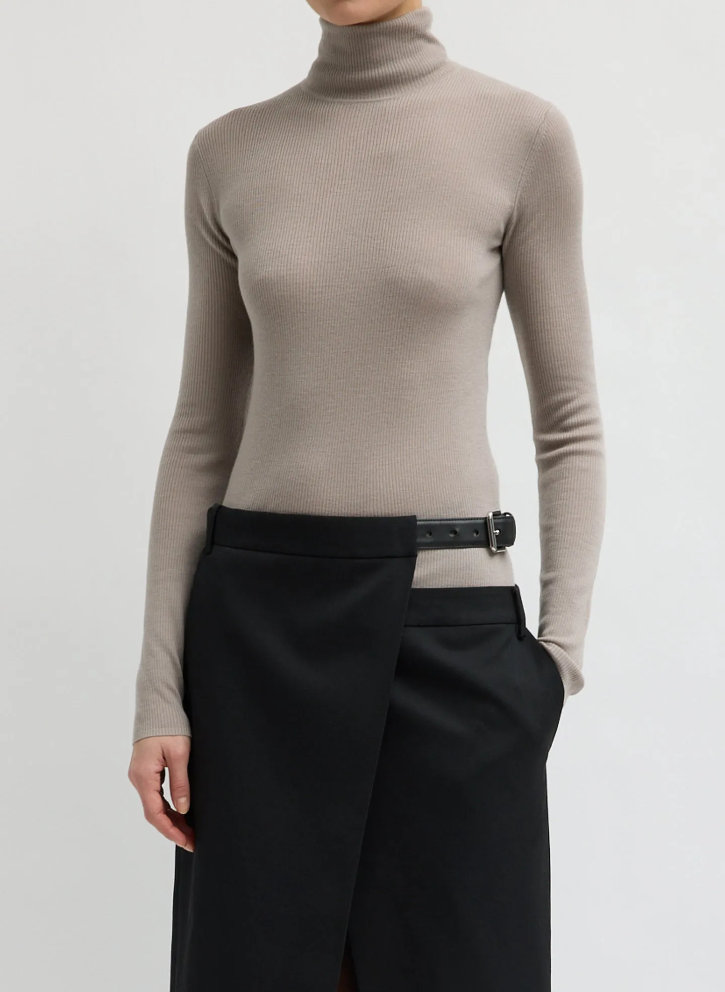 Feather Weight Ribbed Turtleneck sold by Tibi