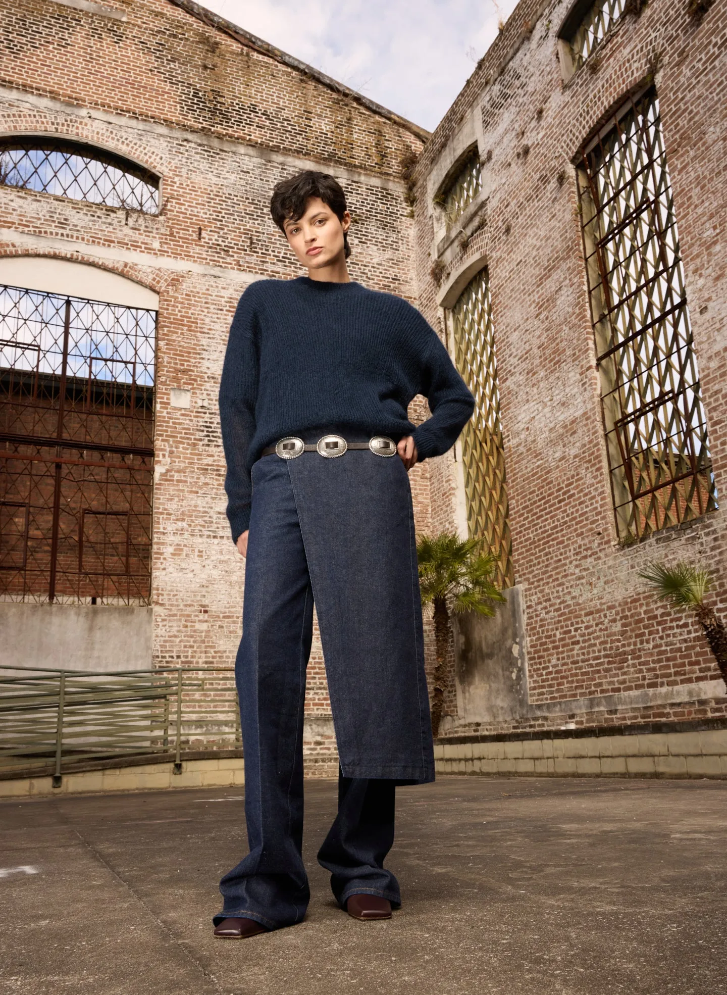 Silk Mohair Crewneck Easy Pullover sold by Tibi product image thumbnail 2