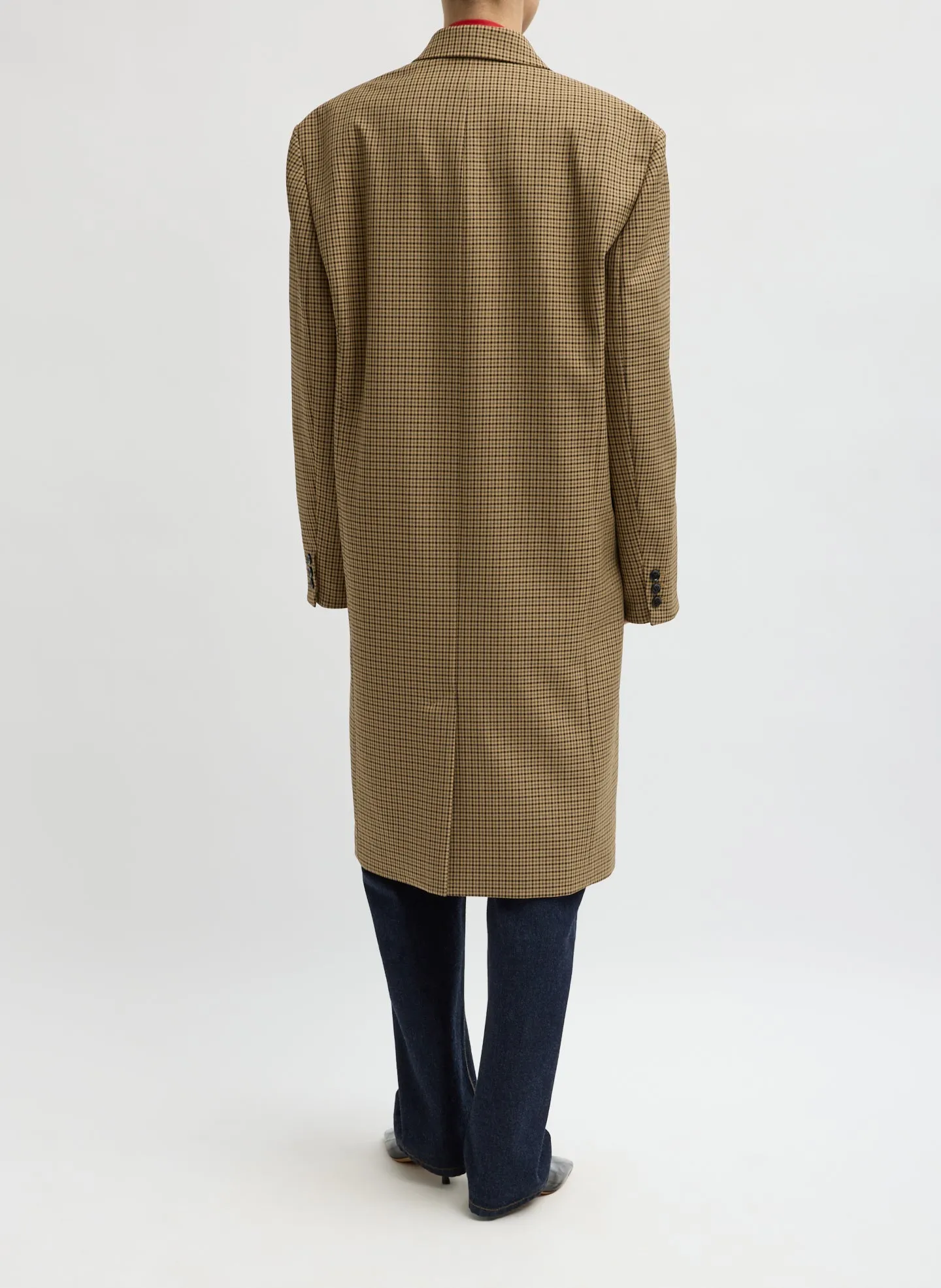 Menswear Tech Twill Tailored Men's Midi Coat sold by Tibi product image thumbnail 3