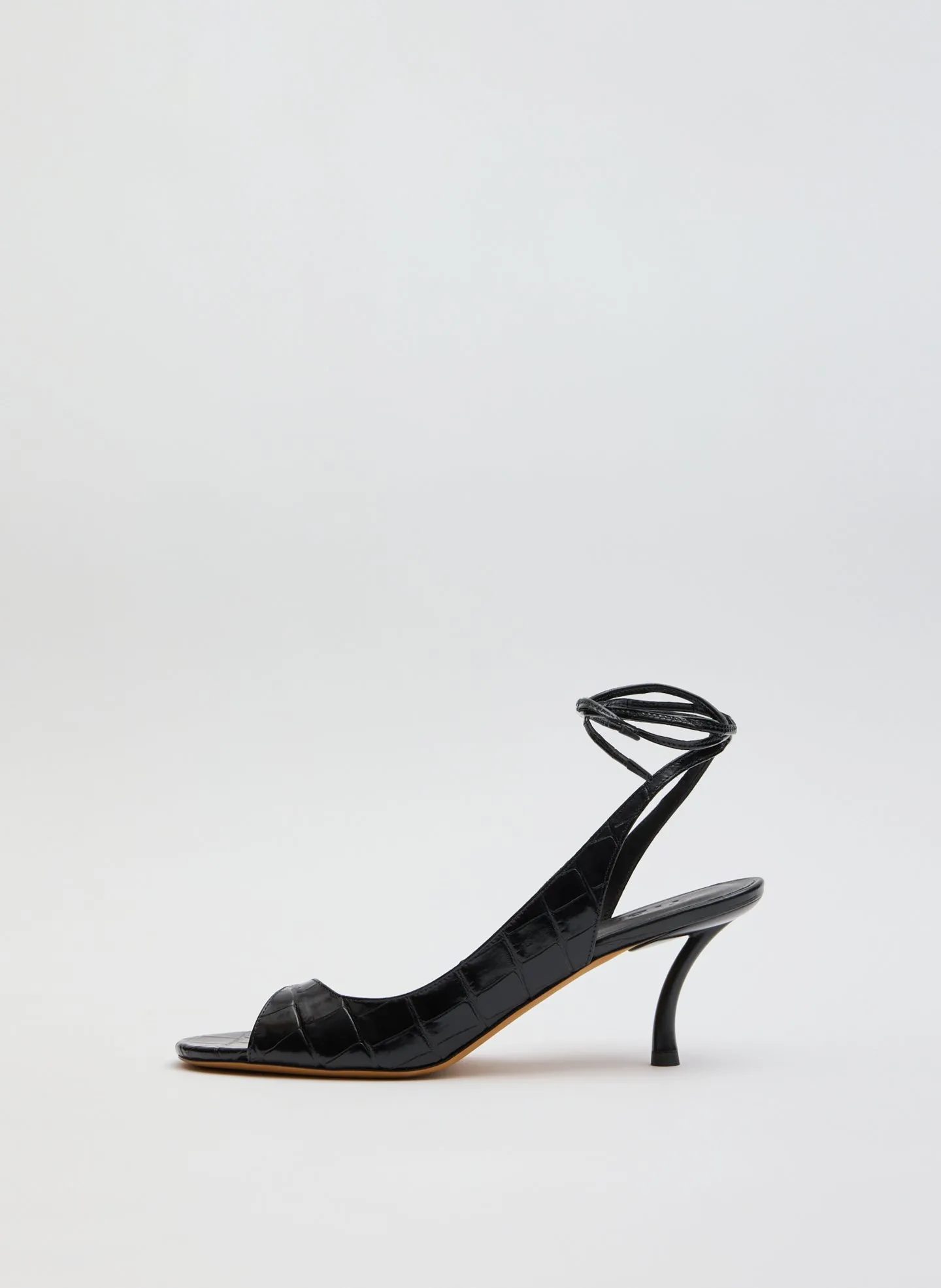 Harrington Crocodile Embossed Heel sold by Tibi