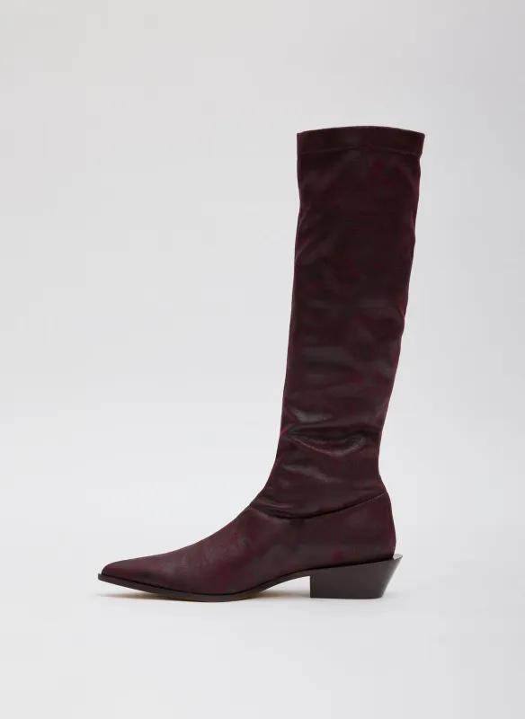 Distressed Bronson Boot - Regular Calf made by Tibi