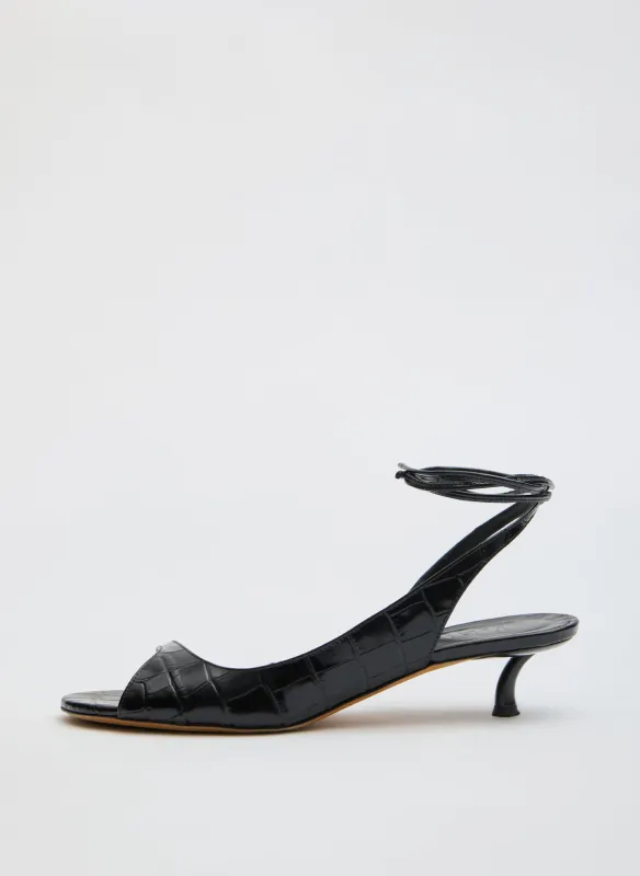 Keating Crocodile Embossed Heel made by Tibi