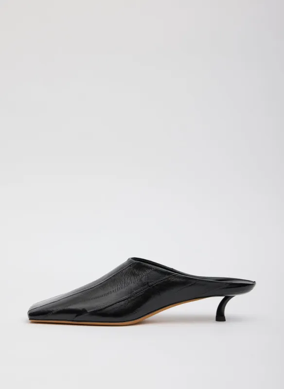Gwinnett Eel Skin Mule made by Tibi