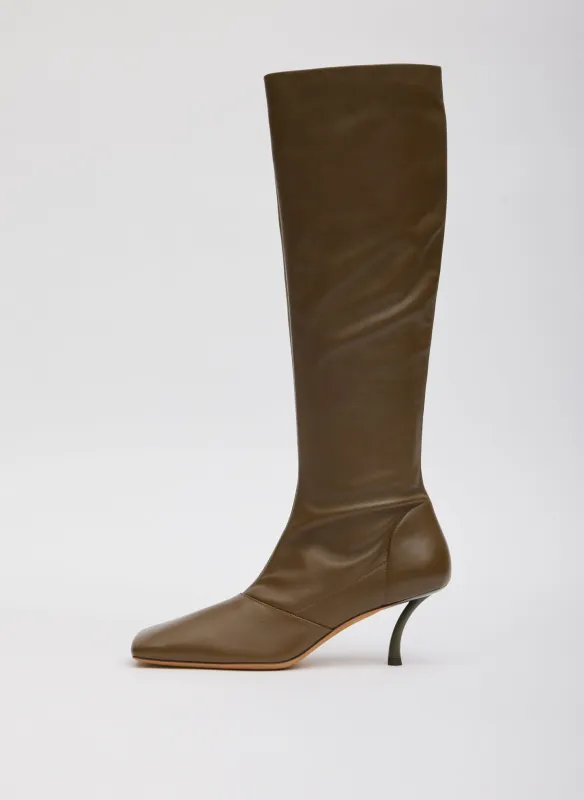 Brannon Leather Boot made by Tibi