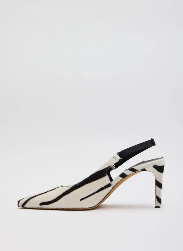 Beasley Zebra Heel made by Tibi
