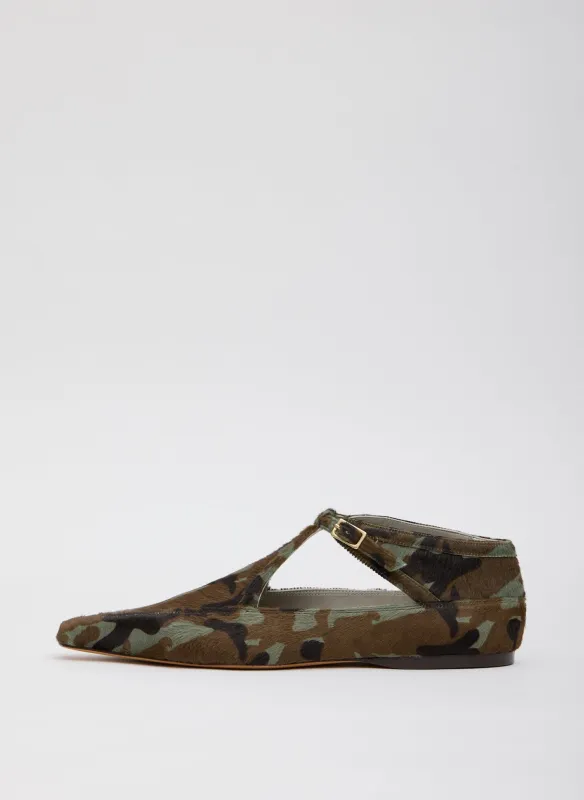 Somerset Camouflage Flat made by Tibi