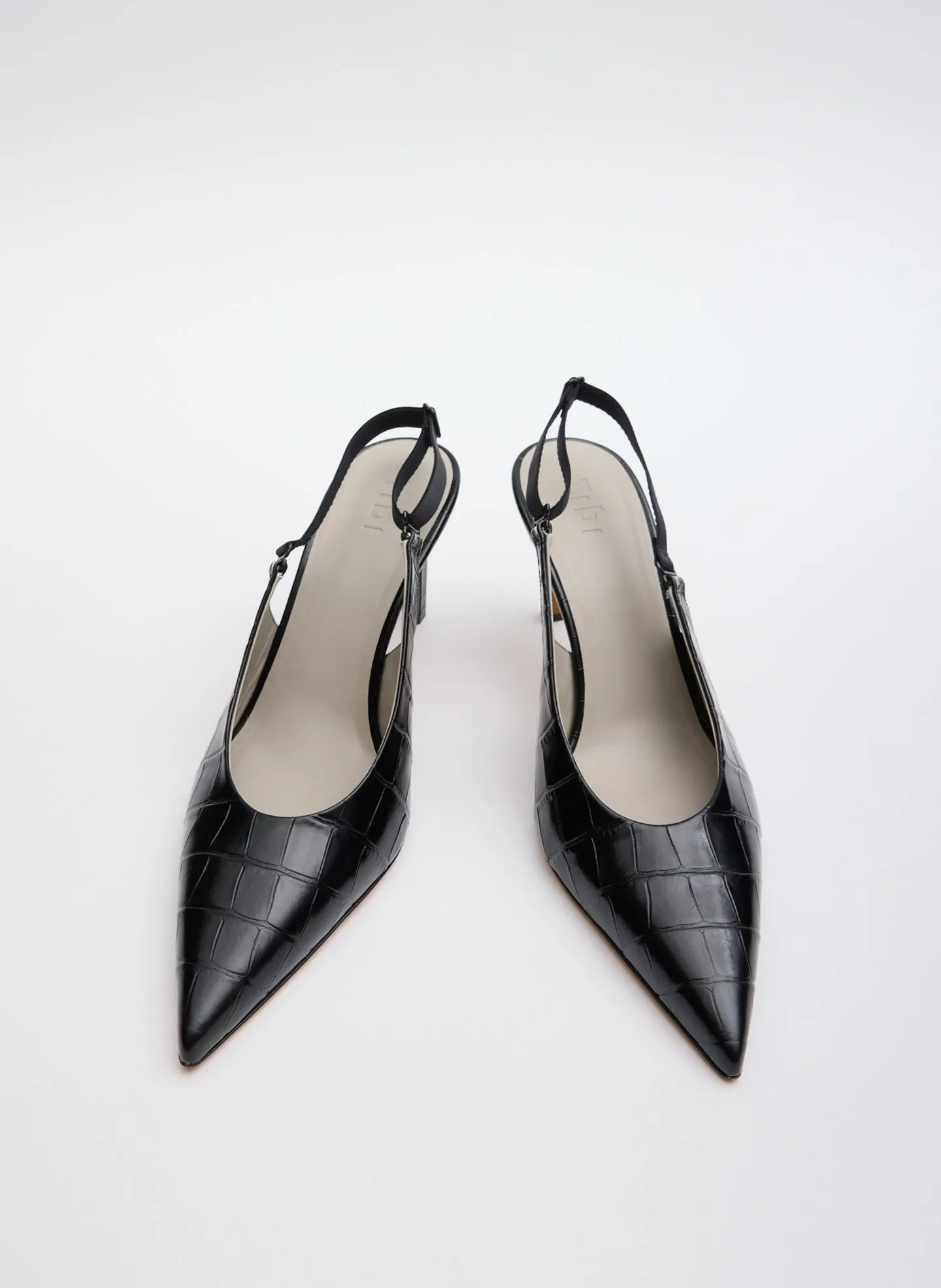 Beasley Crocodile Embossed Heel sold by Tibi product image thumbnail 4