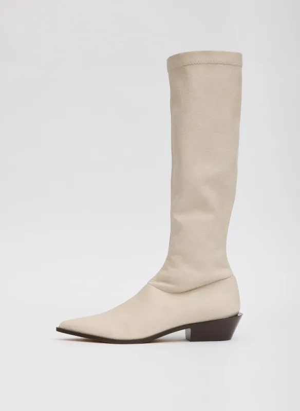 Faux Leather Bronson Boot - Narrow Calf made by Tibi