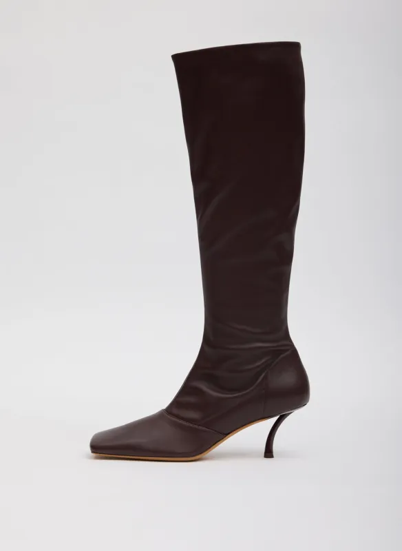 Brannon Leather Boot made by Tibi