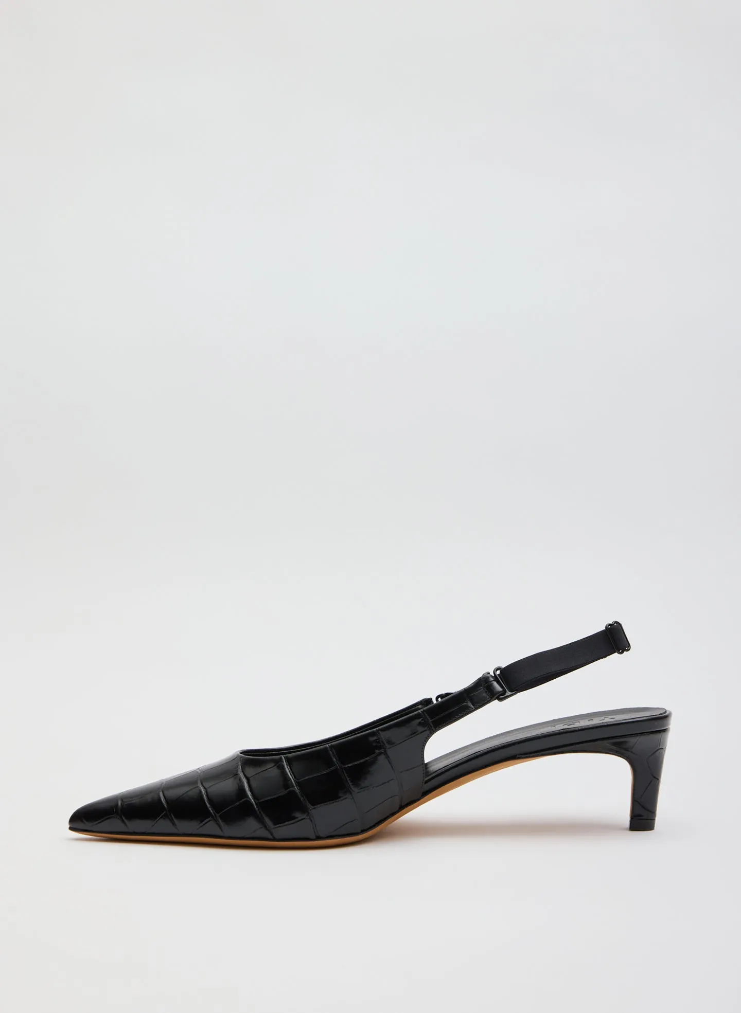 Gilbert Crocodile Embossed Heel sold by Tibi