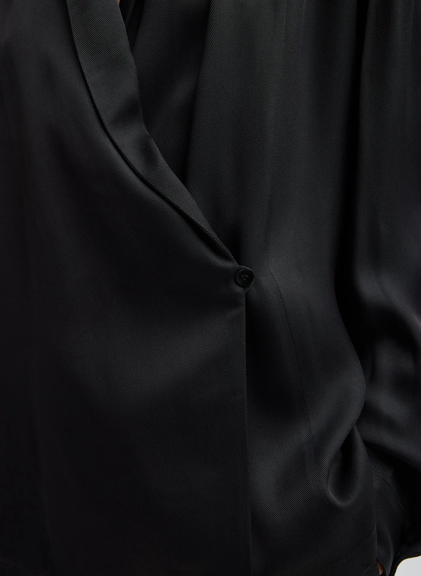 Eco Acetate Viscose Wrap Shirt Jacket sold by Tibi product image thumbnail 5