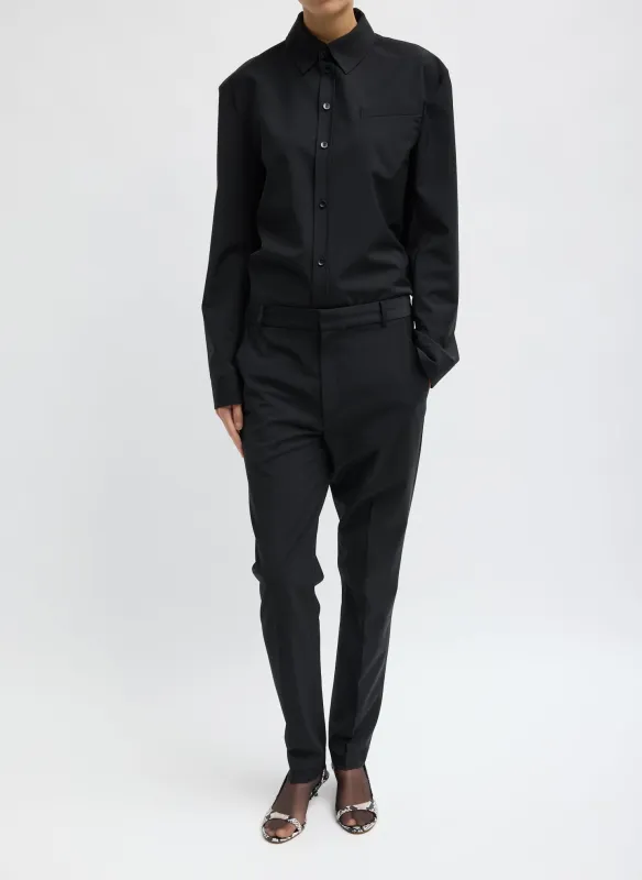 Recycled Tropical Wool Marcus Slim Trouser made by Tibi