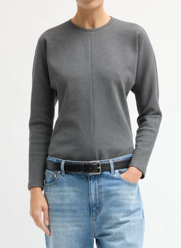 Luxe Crepe Knit Dolman Top made by Tibi