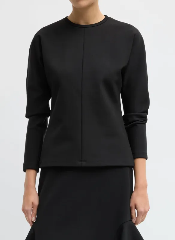 Luxe Crepe Knit Dolman Top made by Tibi