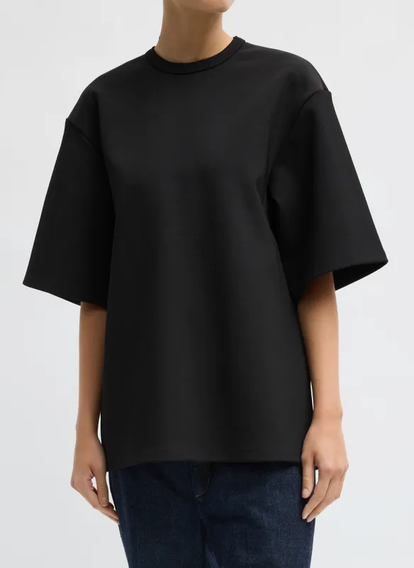 Luxe Crepe Knit Easy Tunic Top made by Tibi