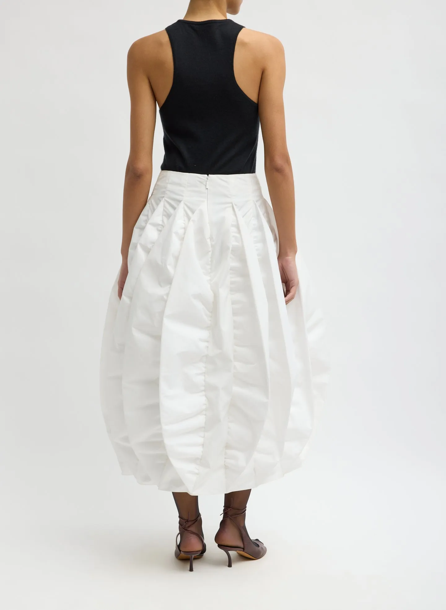 Recycled Italian Sporty Nylon Skirt sold by Tibi product image thumbnail 4
