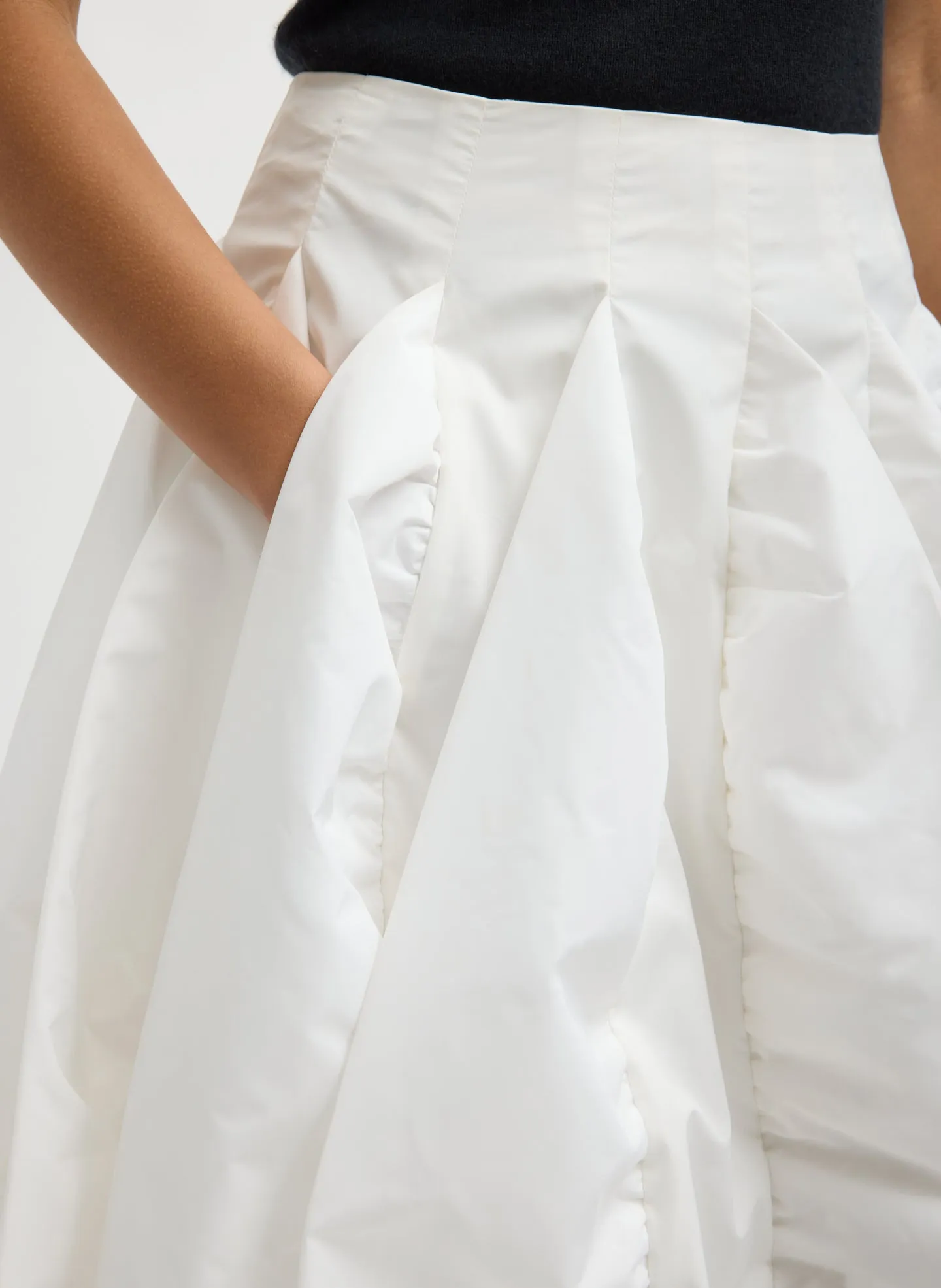 Recycled Italian Sporty Nylon Skirt sold by Tibi product image thumbnail 5
