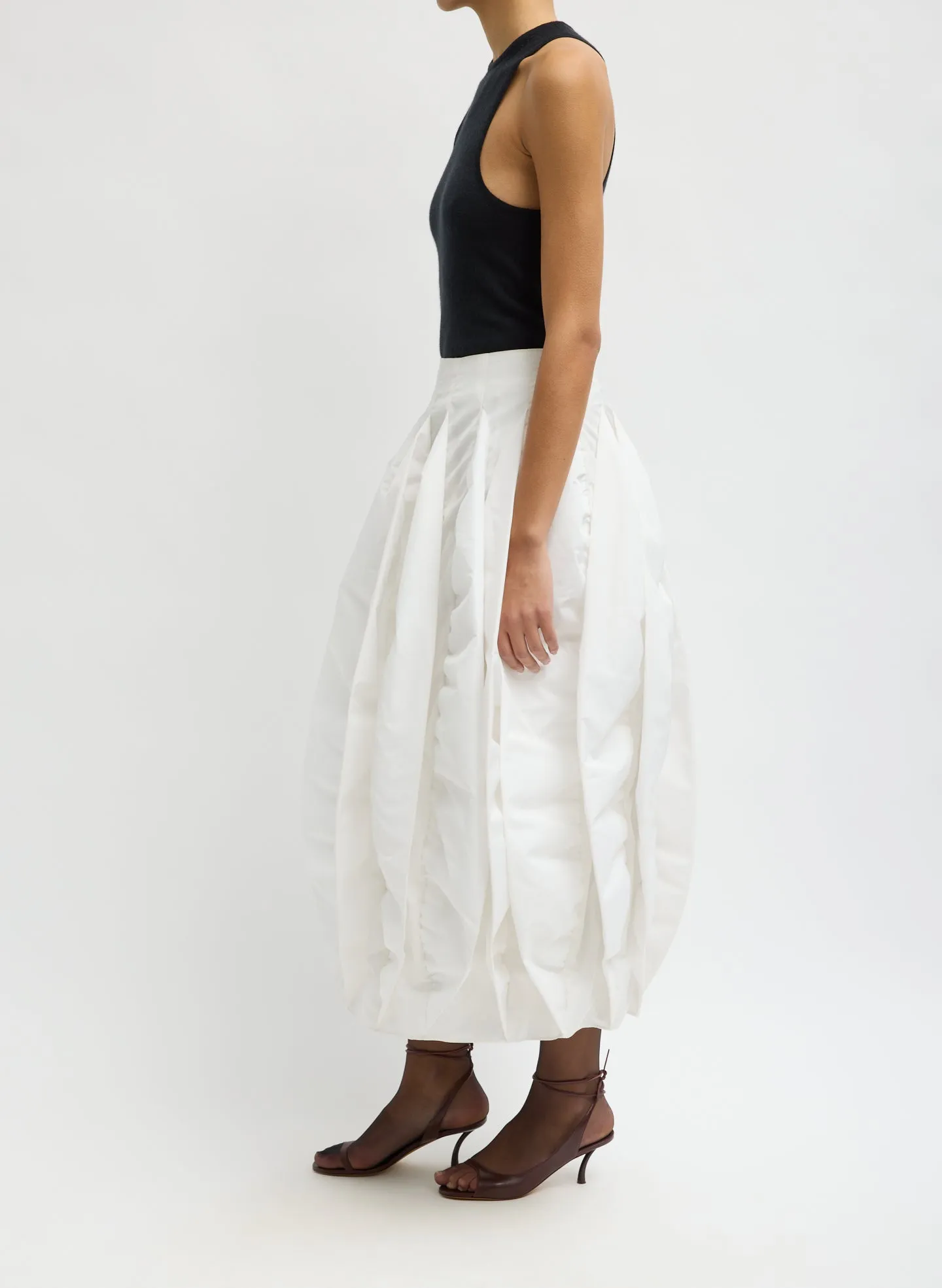 Recycled Italian Sporty Nylon Skirt sold by Tibi product image thumbnail 3