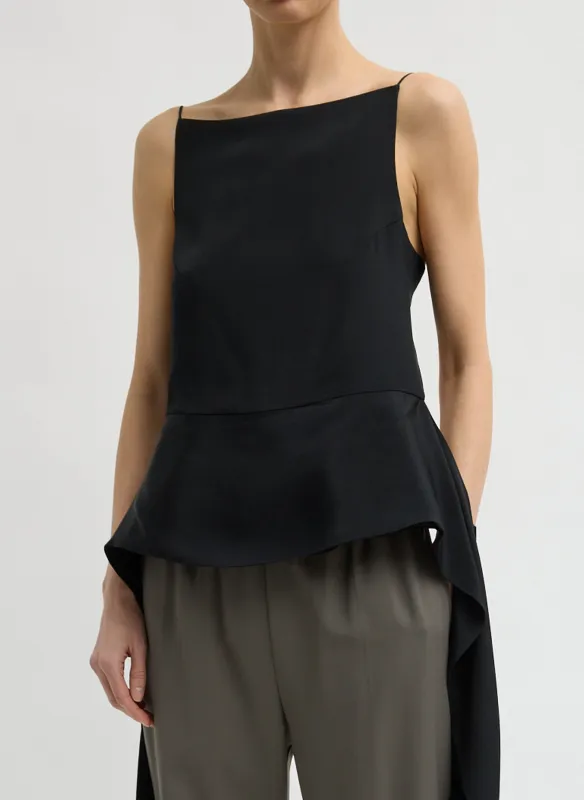 4-Ply Silk Side Drape Cami made by Tibi
