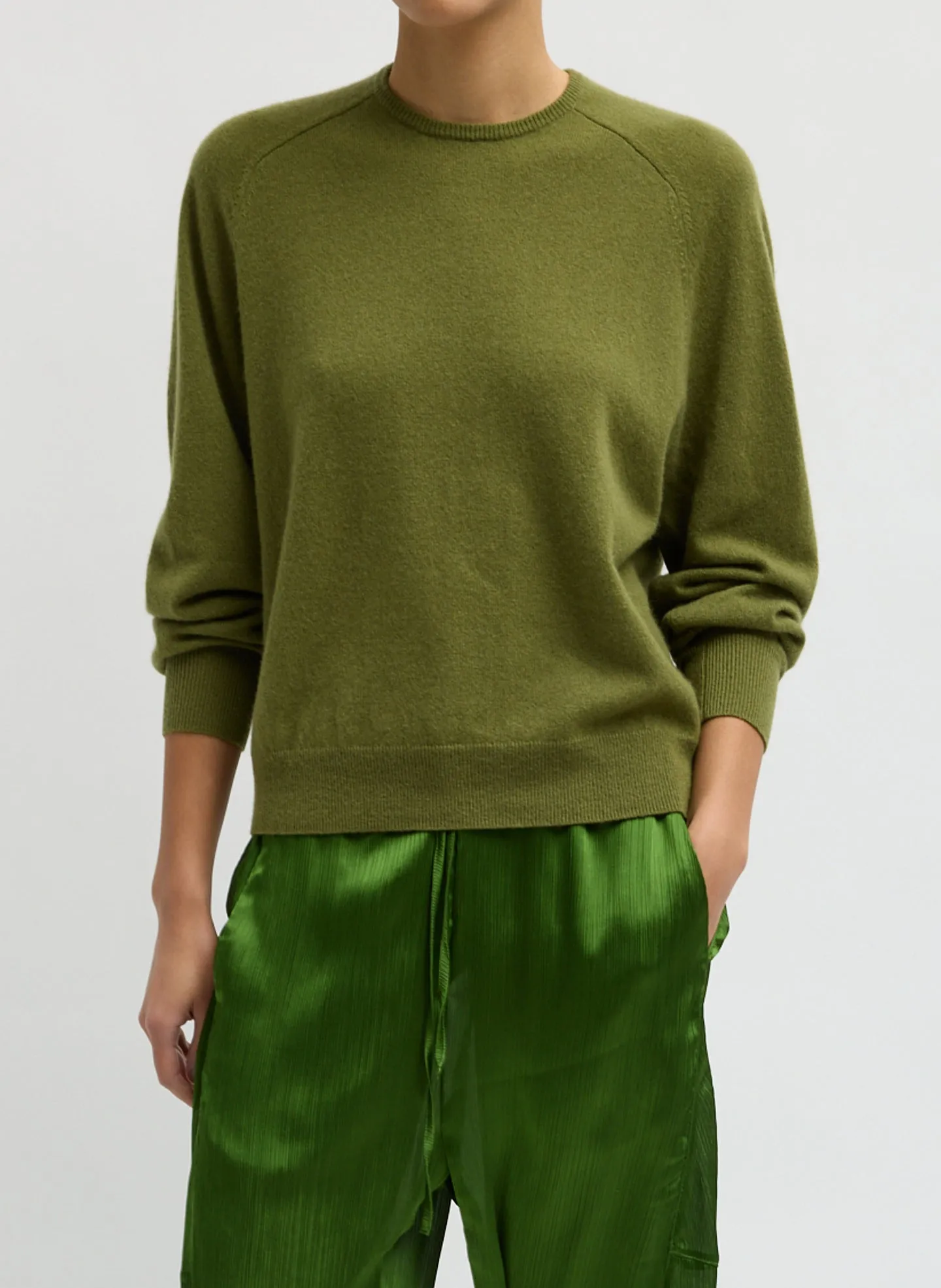 Feather Weight Cashmere Crewneck Sweater sold by Tibi