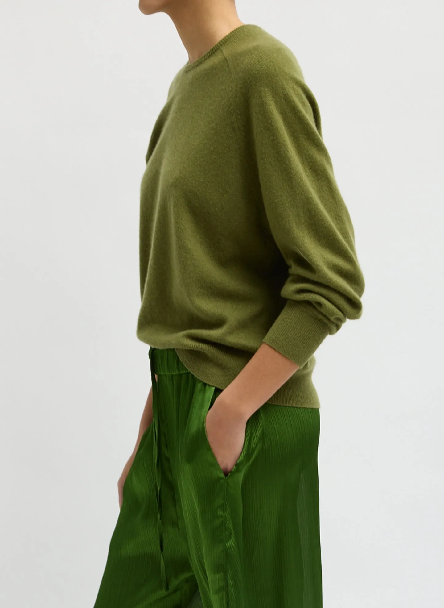 Feather Weight Cashmere Crewneck Sweater sold by Tibi product image thumbnail 2