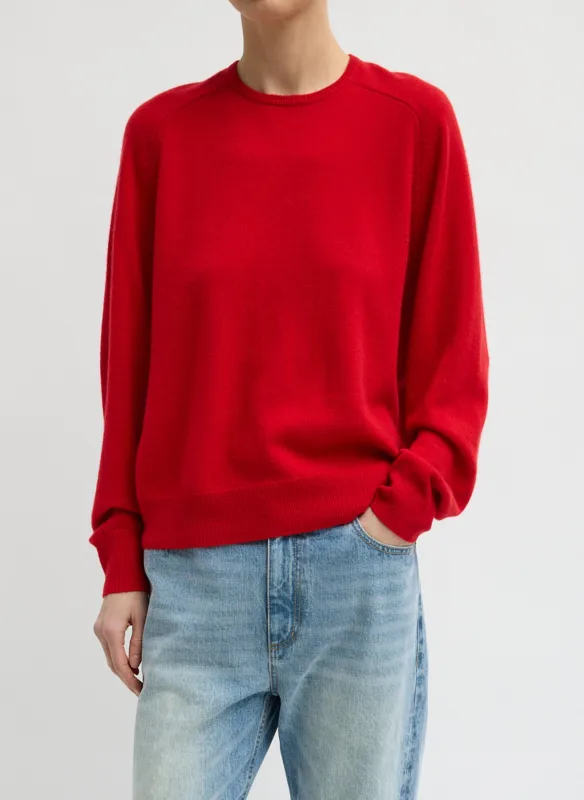 Feather Weight Cashmere Crewneck Sweater made by Tibi