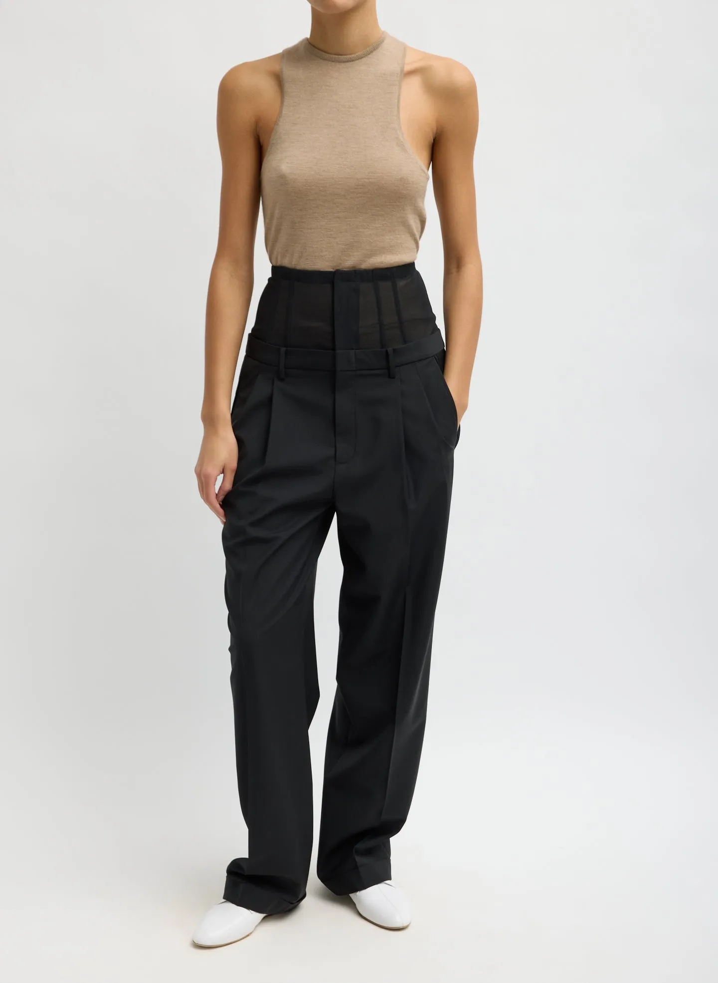 Tissue Cashmere Tank sold by Tibi product image thumbnail 4