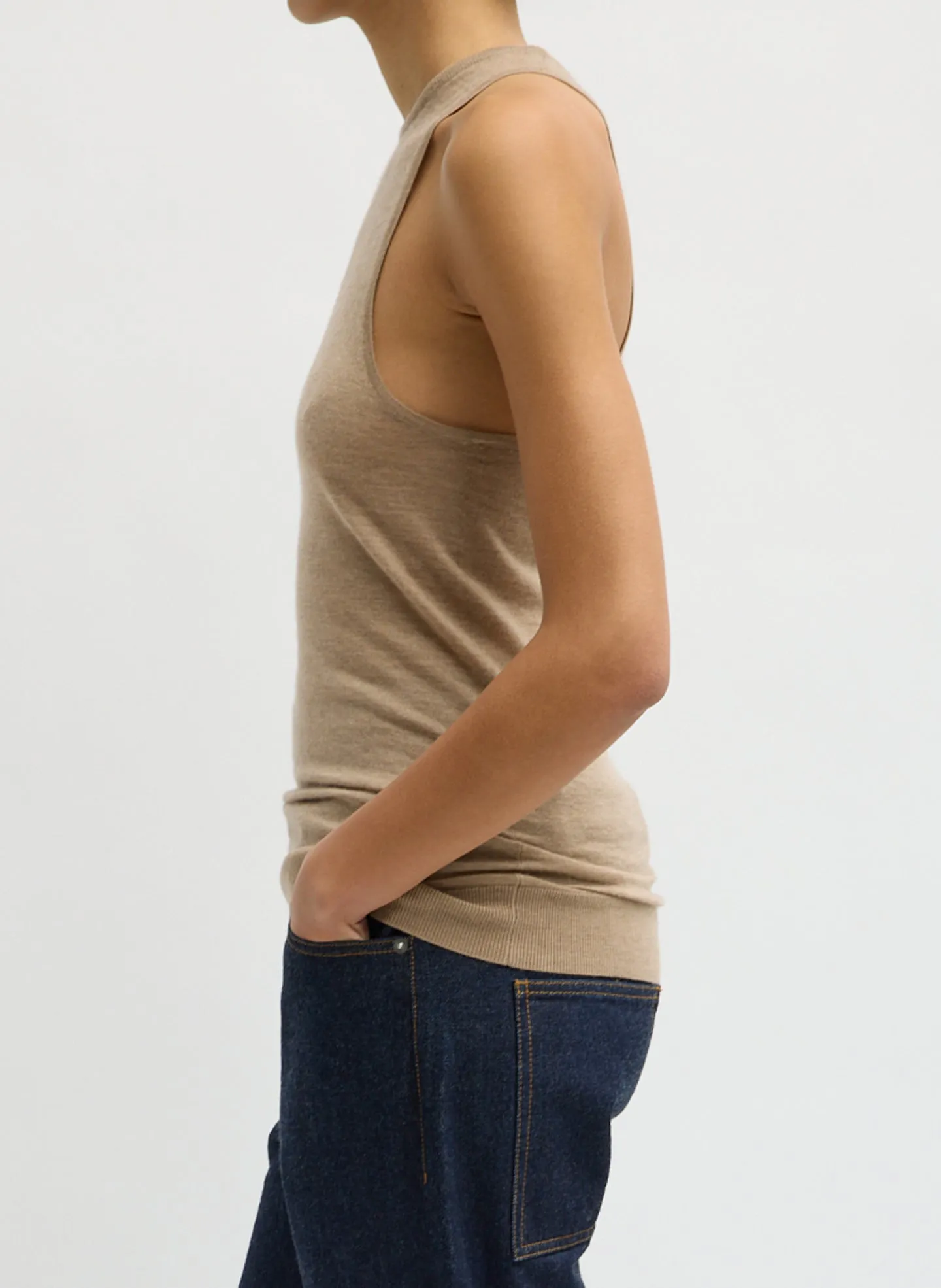Tissue Cashmere Tank sold by Tibi product image thumbnail 2