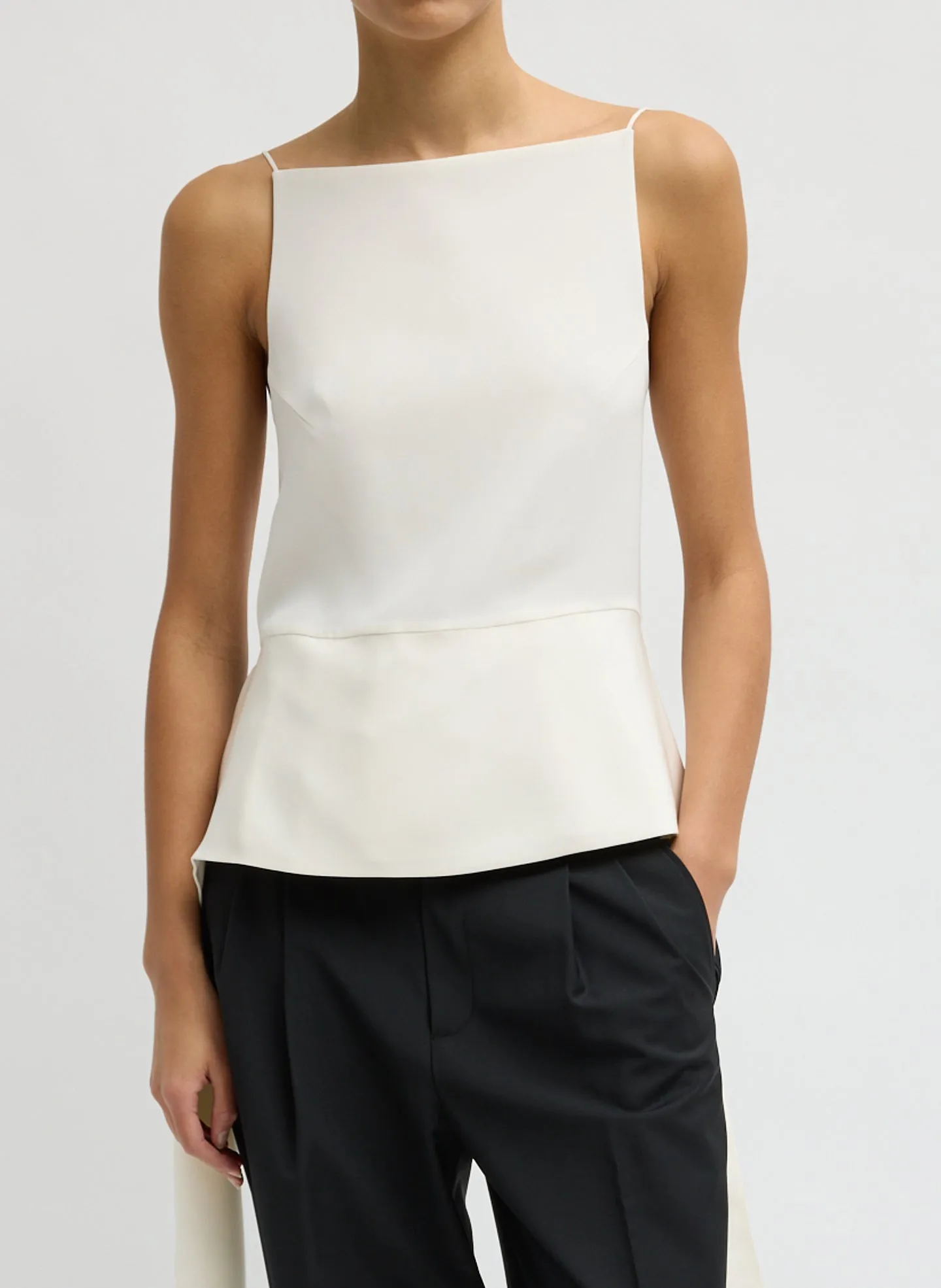 4-Ply Silk Side Drape Cami sold by Tibi product image thumbnail 3