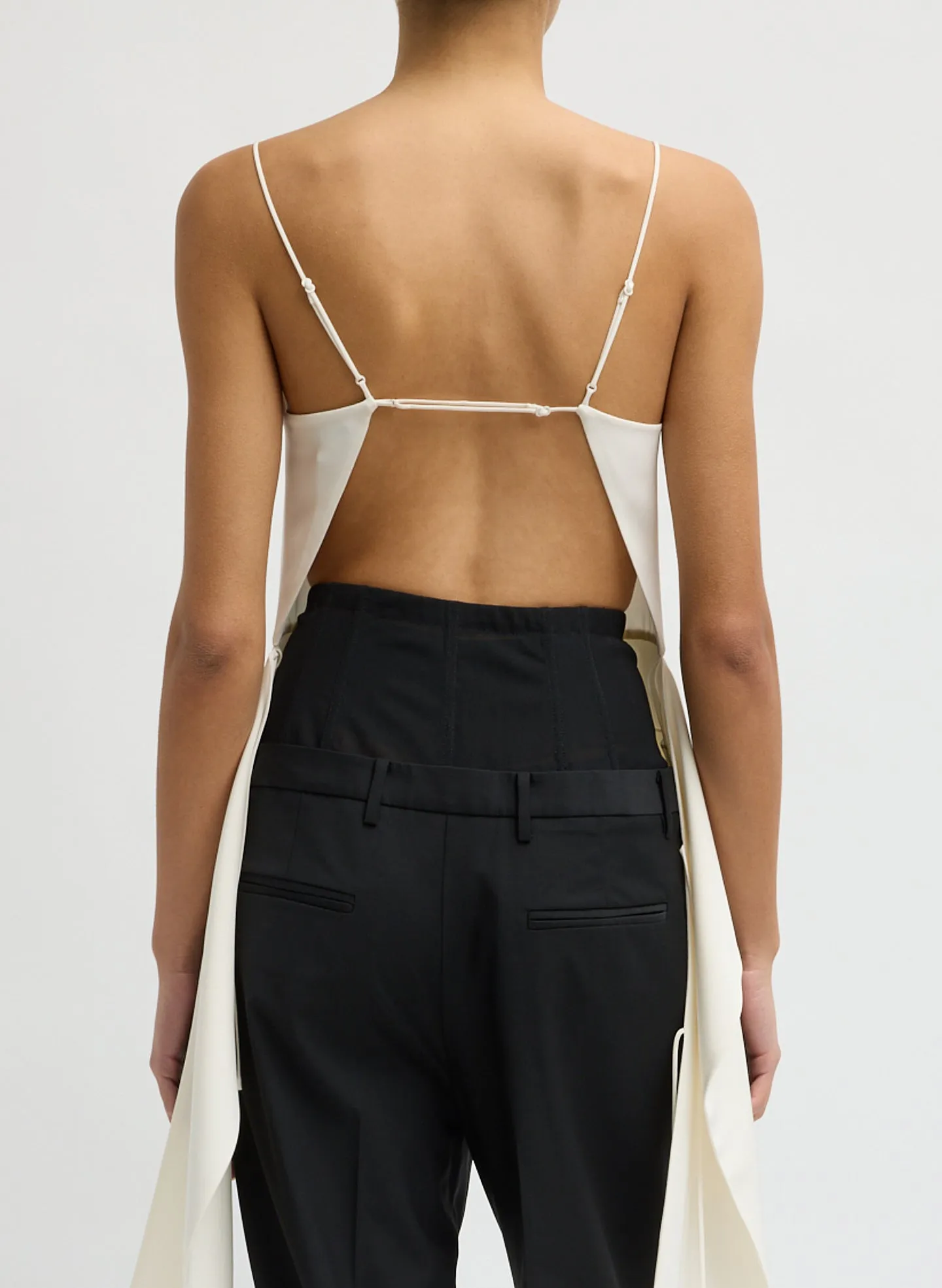 4-Ply Silk Side Drape Cami sold by Tibi product image thumbnail 5