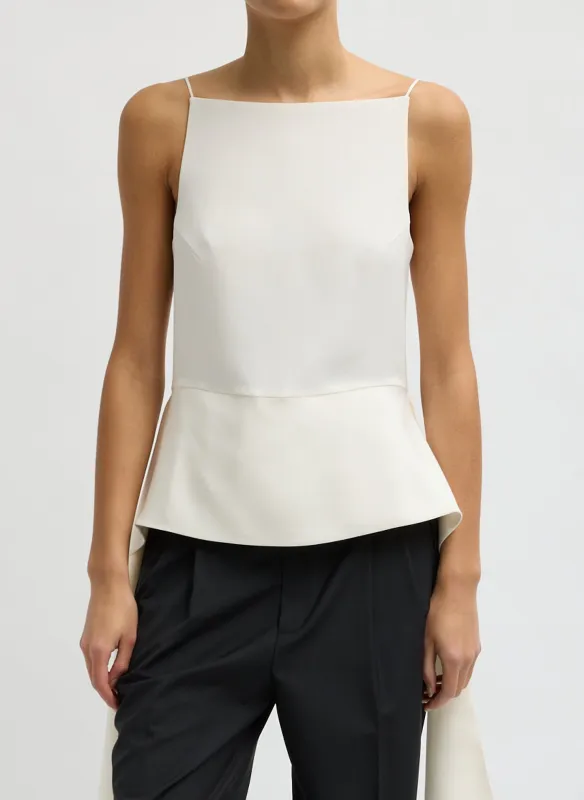 4-Ply Silk Side Drape Cami made by Tibi