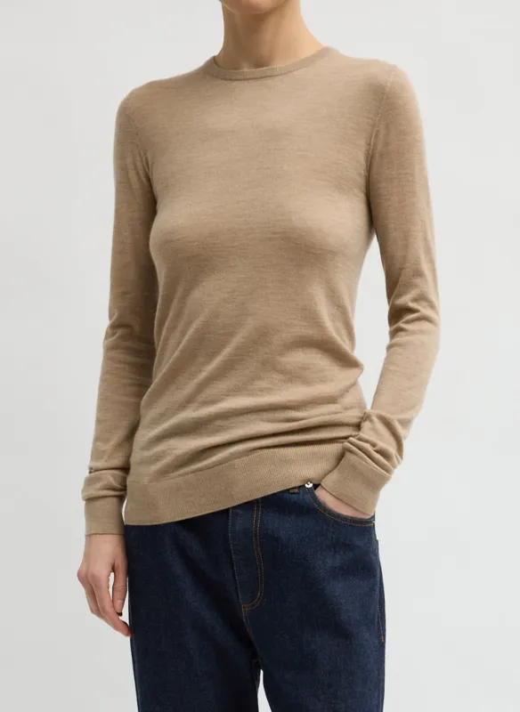 Tissue Cashmere Crewneck Pullover made by Tibi