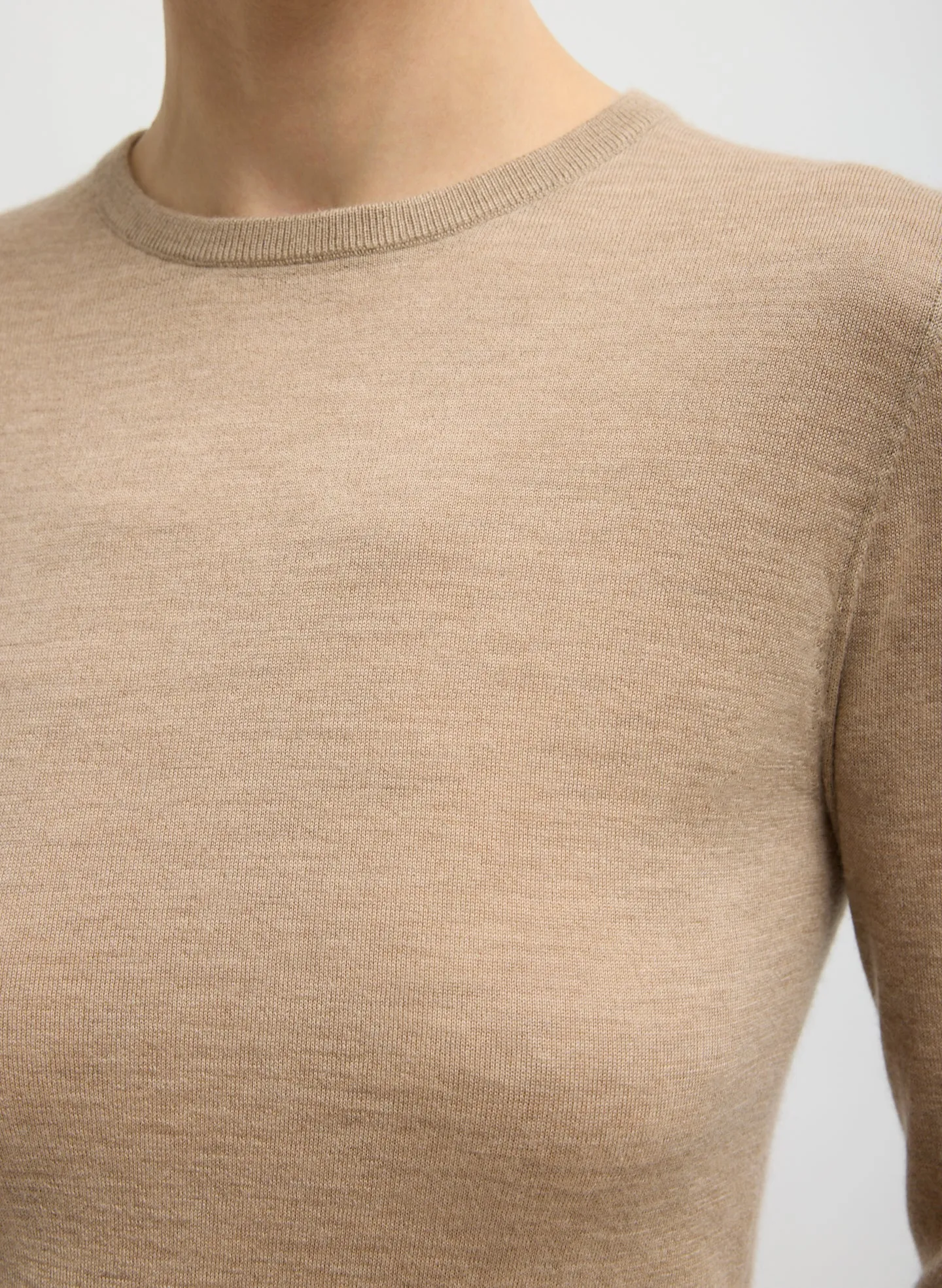 Tissue Cashmere Crewneck Pullover sold by Tibi product image thumbnail 5