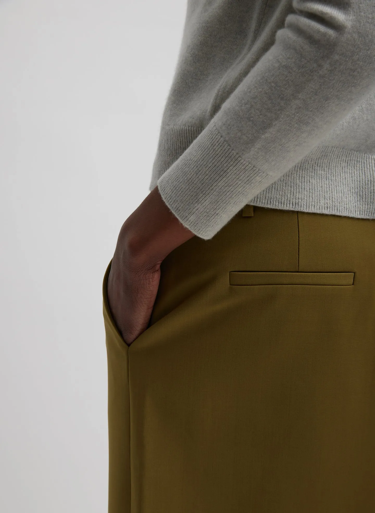 Tropical Wool Maxi Trouser Skirt sold by Tibi product image thumbnail 5